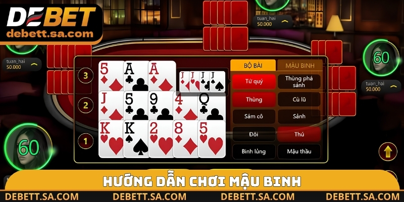 Hướng dẫn chơi Mậu Binh