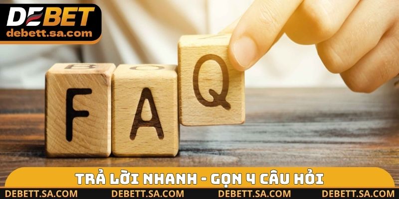 Trả lời nhanh - gọn 4 câu hỏi